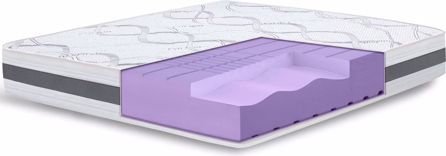 Il materasso singolo White Stone 80x190 Carbon, Antibatterico, Antiacaro, Anallergico. | Altezza 25 cm | Italy