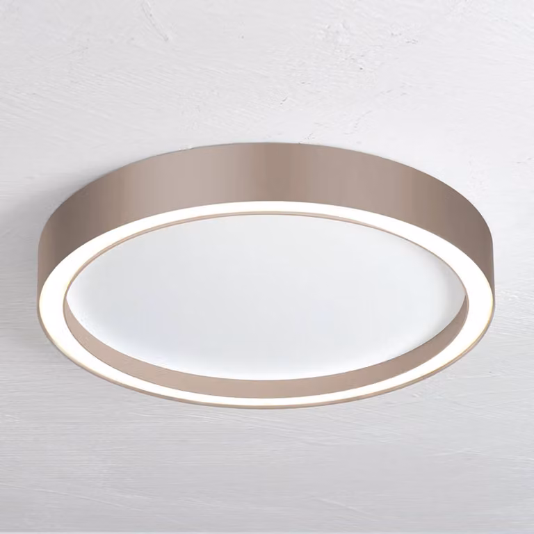 BOPP Plafoniera a LED Aura, dimmerabile, Marrone / Ruggine, Soggiorno / Sala da pranzo, Alluminio, Moderno, Plafoniera LED