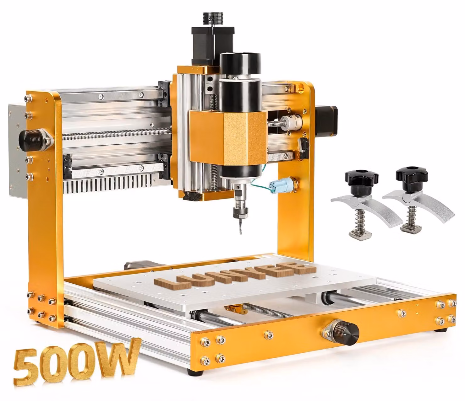 Fresatrice CNC - 3018Pro Ultra - Mandrino da 500W - Incisione e fresatura a 3 assi - Adatta per legno, metallo, acrilico, MDF - Kit macchina da banco