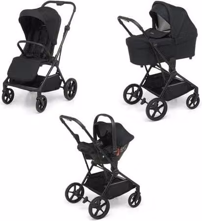 Sistema componibile Trio Foppapedretti colore black per cameretta bambini