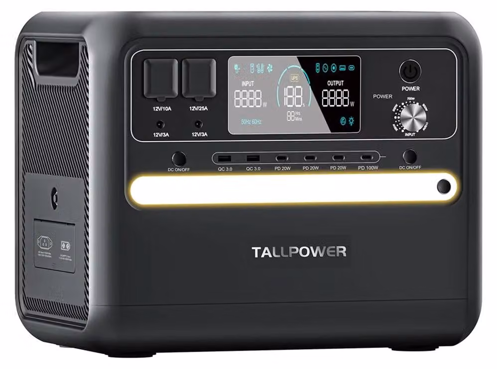 Centralina portatile – Sistema di accumulo di energia mobile con capacità di 2160Wh e potenza di uscita di 2400W