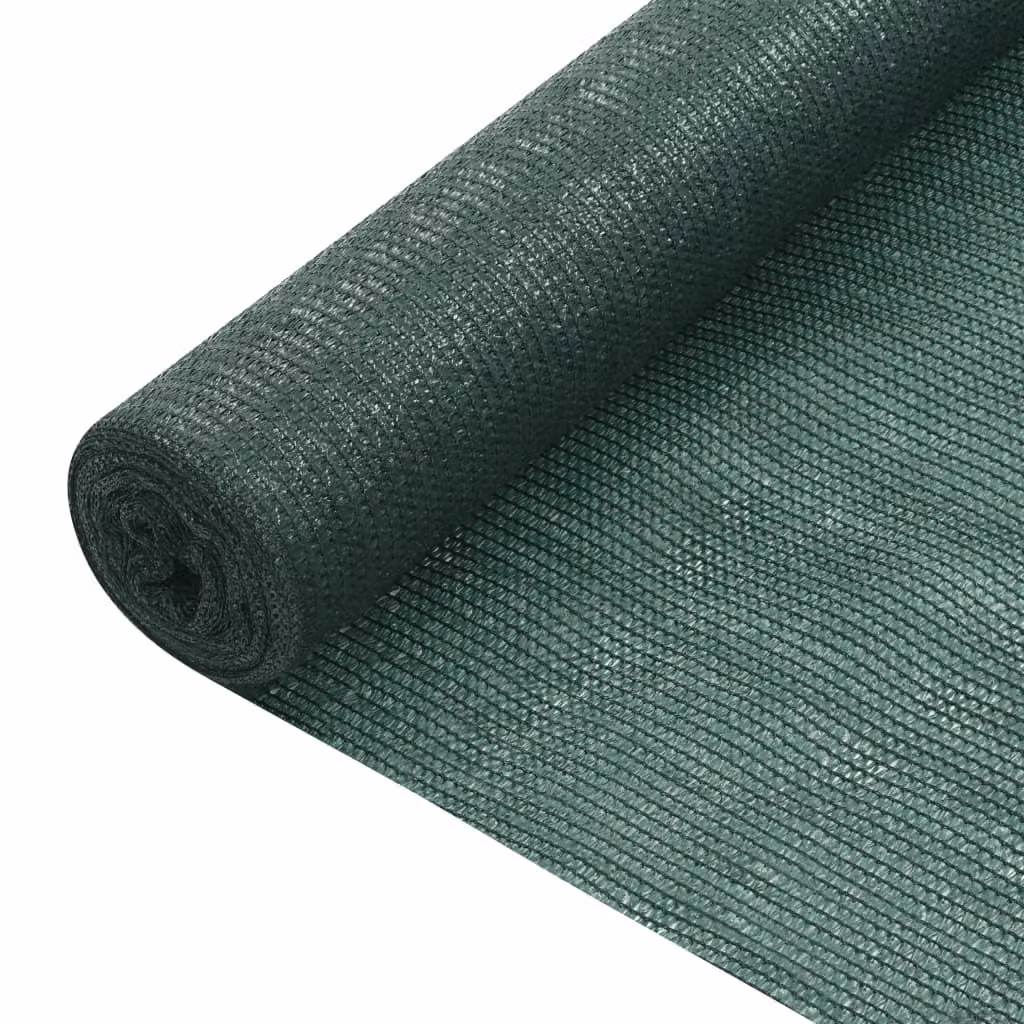 The Living Store Copertura per recinzione verde 3,6x10 m HDPE 75 g/m²