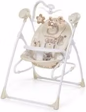 Sdraietta altalena con movimento oscillante e carillon Augh Foppapedretti beige