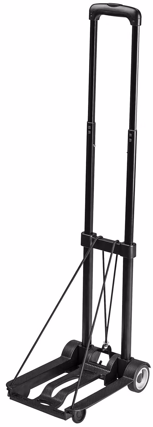 Carrello da trasporto pieghevole Meister con corde elastiche per contenere bagagli di max. 45 kg, 965 x 320 x 234 mm