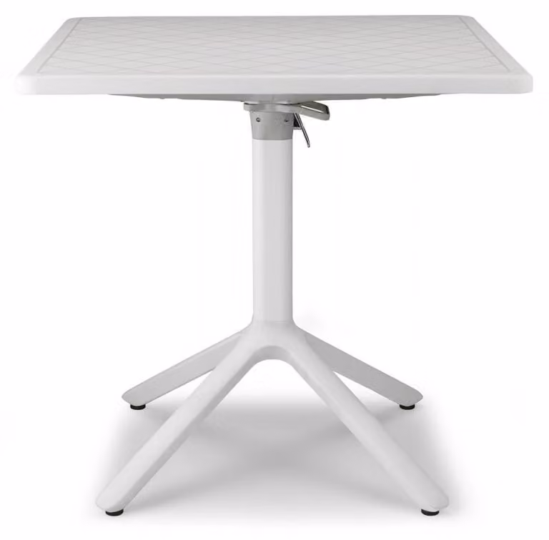 TAVOLO ECO RIBALTABILE 80X80 h75 PIANO FOTOINCISO - SCAB Colore: Lino