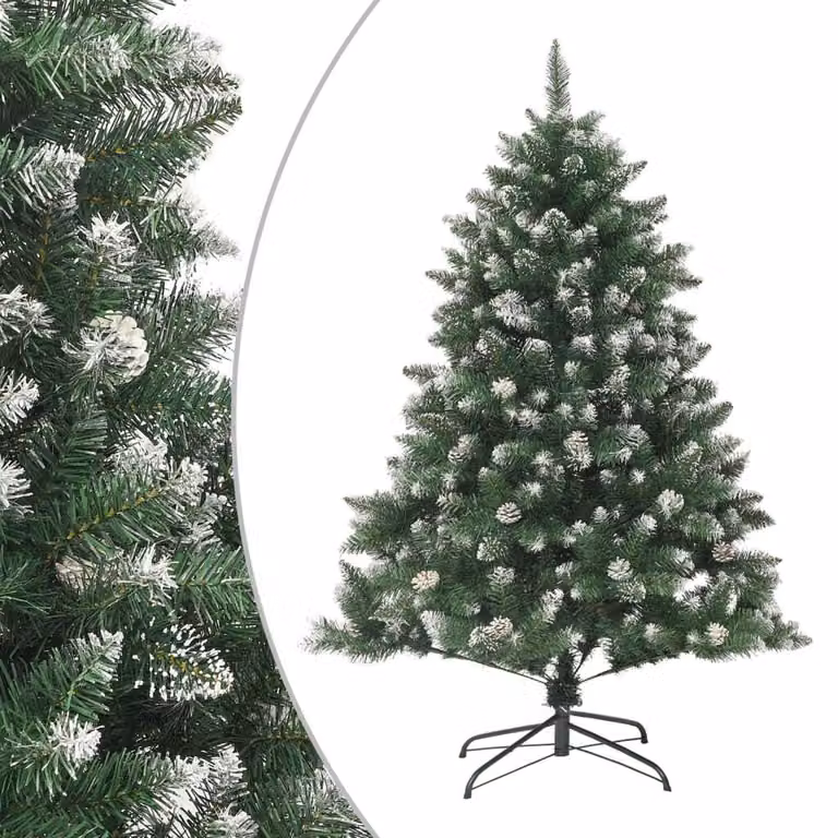Maison Exclusive - Albero di Natale artificiale con supporto, 120 cm, in PVC