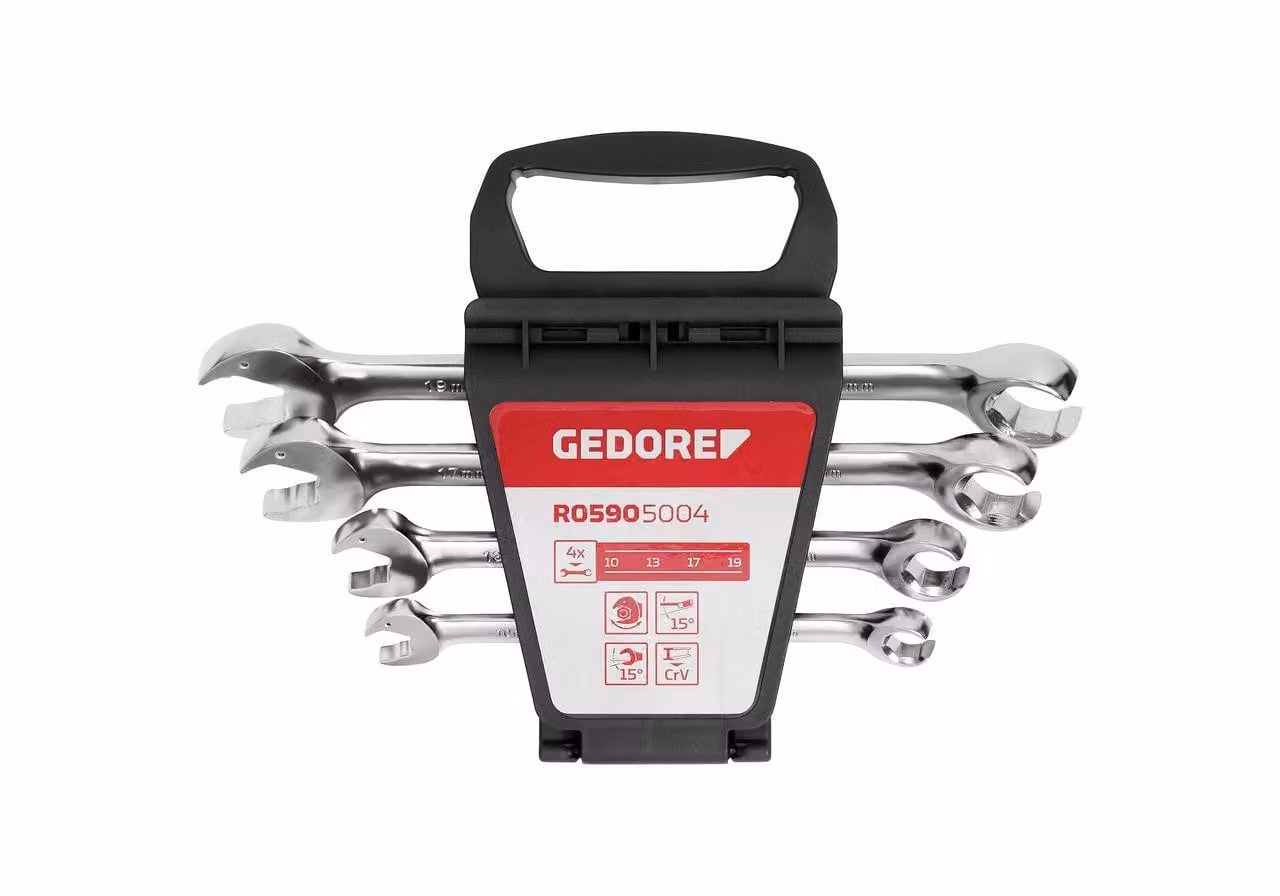 Gedore RED 3300032 R05905004 Double-ended ratcheting box wrench set