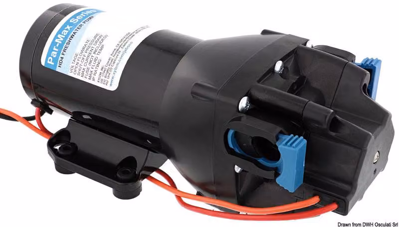 Pompa per acqua dolce JABSCO Par-Max Plus 24 V 23 l/min - Osculati 16.436.04