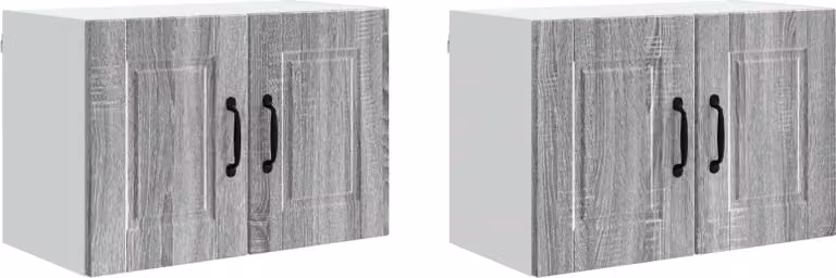 Armadietto a muro PORTO 2 pcs Grigio Sonoma 60 x 31 x 40 cm