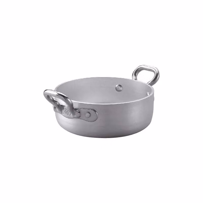 Casseruolino 1932 basso in alluminio - 2 maniglie 1907 diam. 14m
