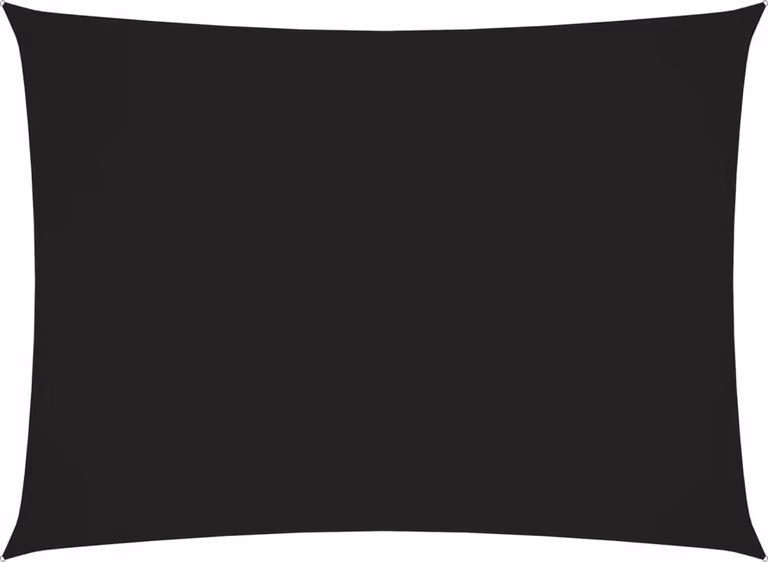 Parasole a Vela Oxford Rettangolare 2x3,5 m Nero