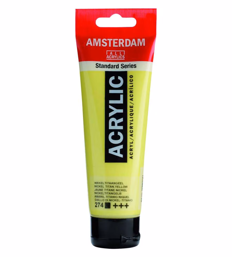 Amsterdam Acrylic 120 ml Giallo Nichel Titanio