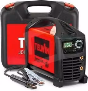 SALDATRICE AD INVERTER TECNICA 188 MPGE TELWIN 150 AMP VALIGETTA + ACCESSORI