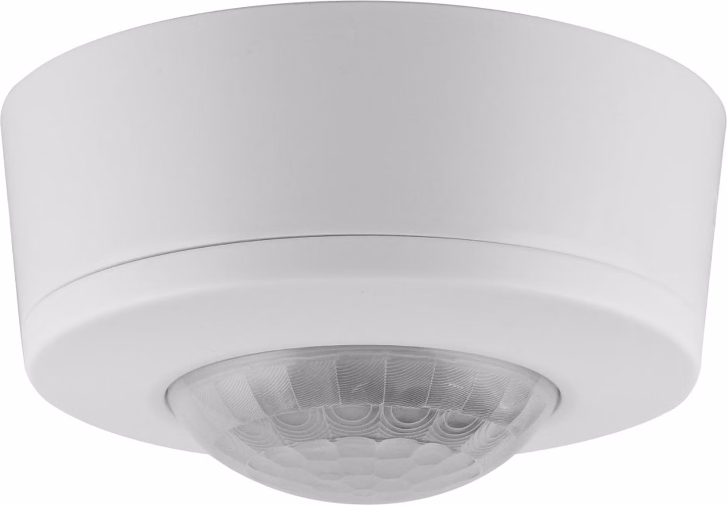 Sensore LEDVANCE per montaggio a soffitto, raggio di rilevamento di 360 gradi, classe di protezione IP44, bianco, SENSOR CEILING