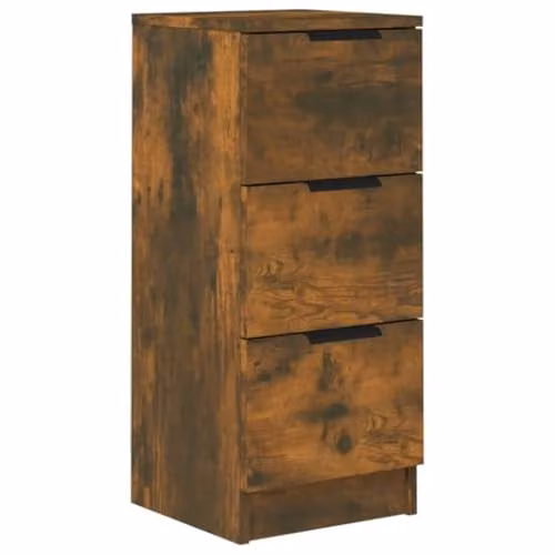 Helloshop26 Buffet bahut - Cassettiera portaoggetti per cucina, soggiorno, soggiorno, soggiorno, 30 x 30 x 70 cm, in legno di ingegneria, colore: marrone 02_0030867
