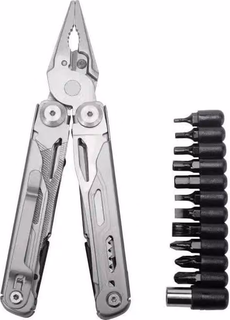 Utensile multifunzione, struttura in acciaio inox, design compatto, punta DL10