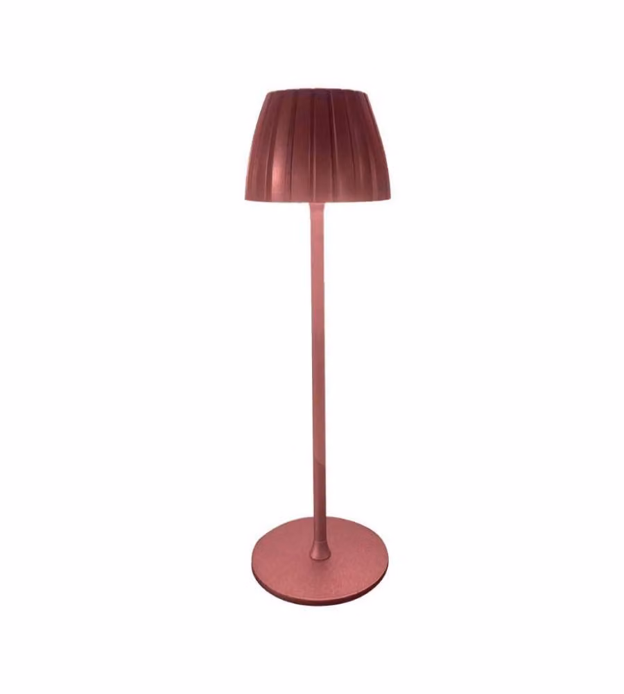 V-TAC Lampada LED da Tavolo 2.7W 105*340mm Colore Marrone ricaricabile con USB C Touch Dimmerabile 3in1