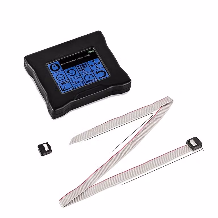 Controllo CNC GRBL, funzionamento offline, interfaccia touchscreen, grigio calcestruzzo