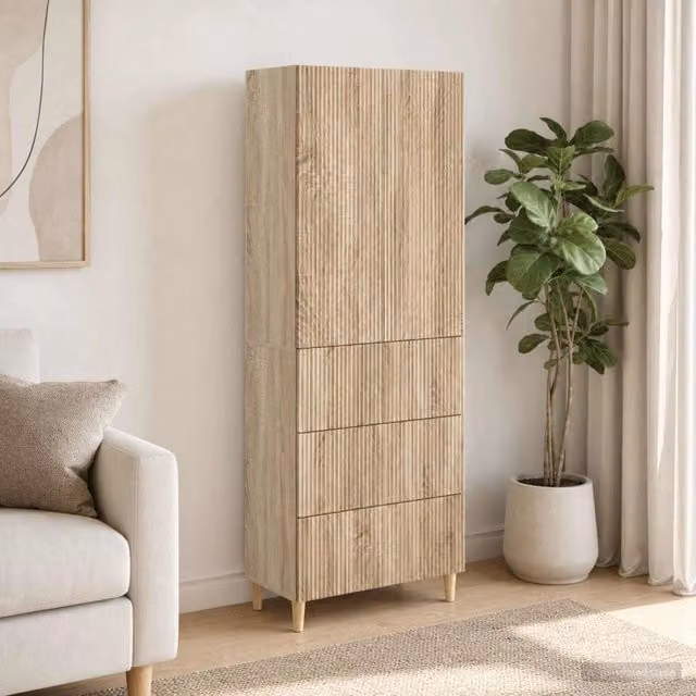 Set di armadi 2 pz Rovere Sonoma Legno ingegnerizzato 3416558