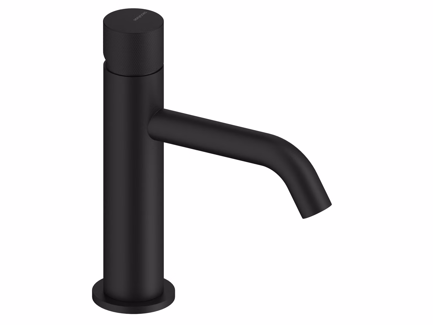 SANYCCES LOOP K ColdOpen Miscelatore monocomando per lavabo 17,3 cm, nero opaco