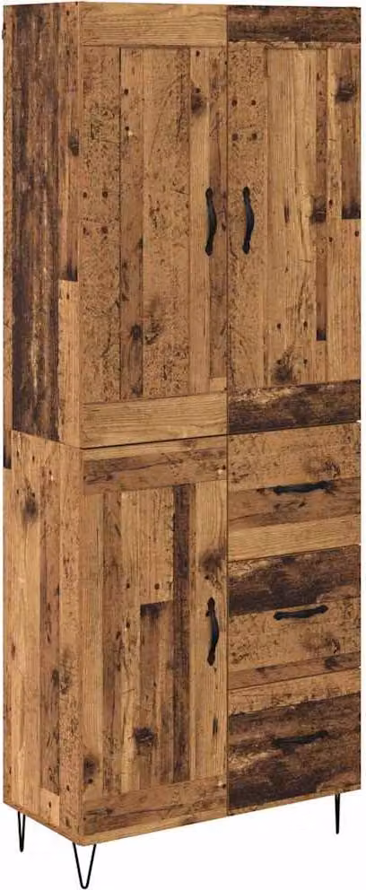 Credenza Legno vecchio 69,5 x 34 x 180 cm Legno multistrato