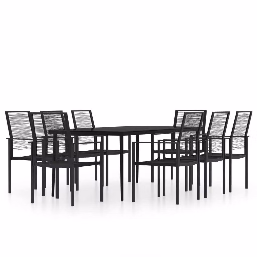 Set Mobili da Pranzo da Giardino 9 pz
