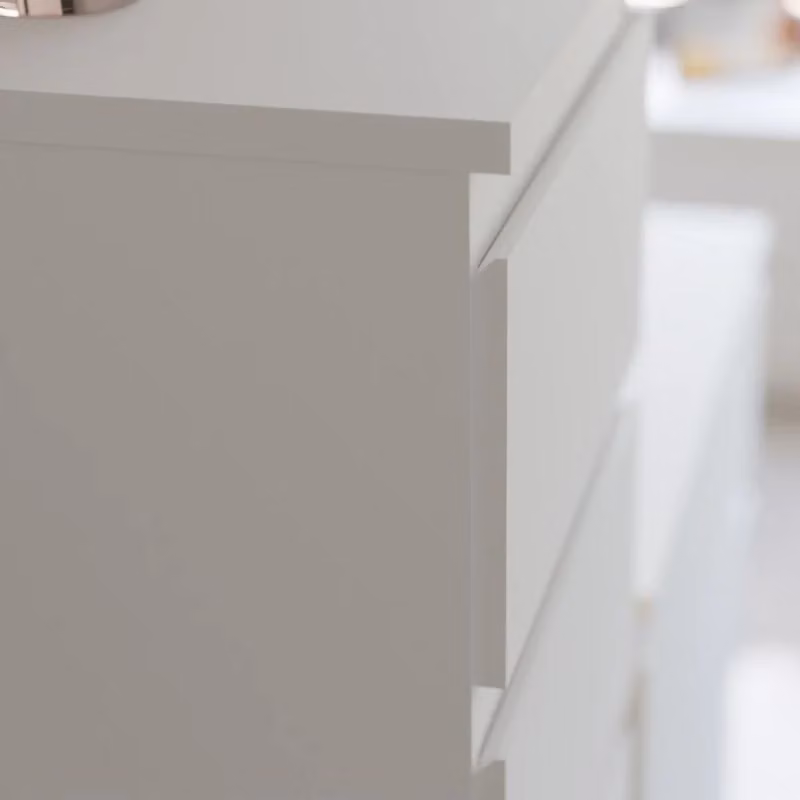 Cassettiera Morgan EFFEZETA con 3 cassetti colore bianco L 41.8 x H 61.5 x P 32.2 cm – 2