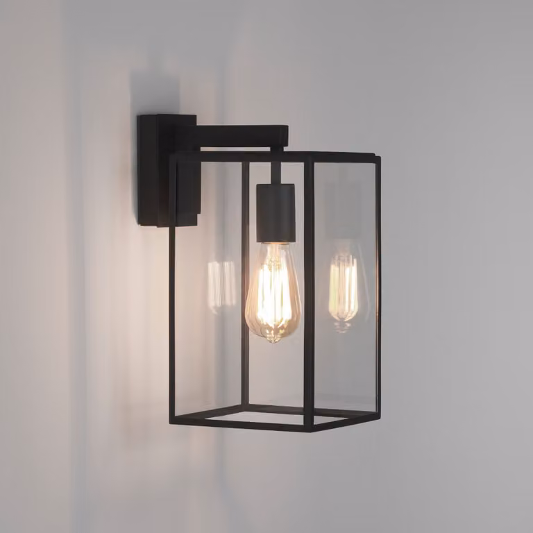 Lampada da parete per esterni Box in stile vintage, Variante: 12 W, 180 x 350 x 245 mm