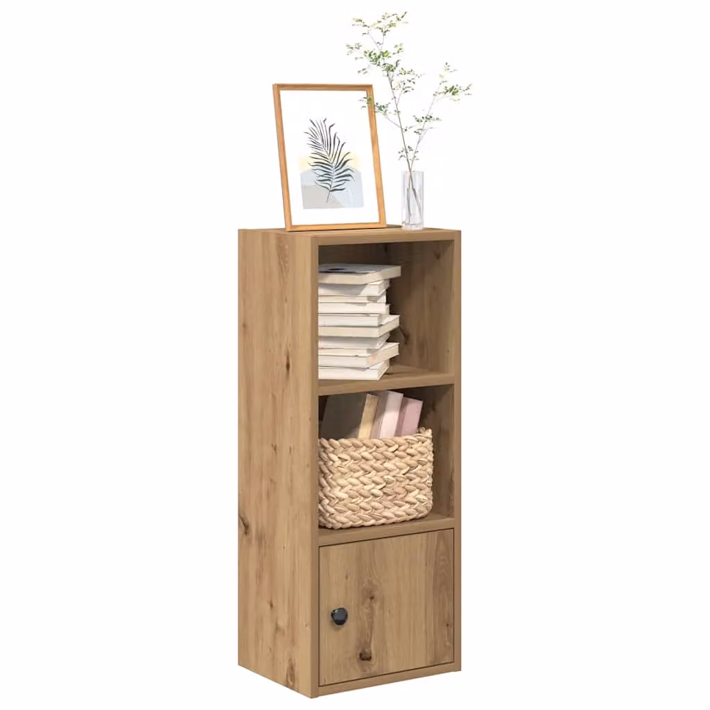 Libreria moderna vidaXL in legno marrone con pannello posteriore L/P/H: 31 x 24 x 77 cm