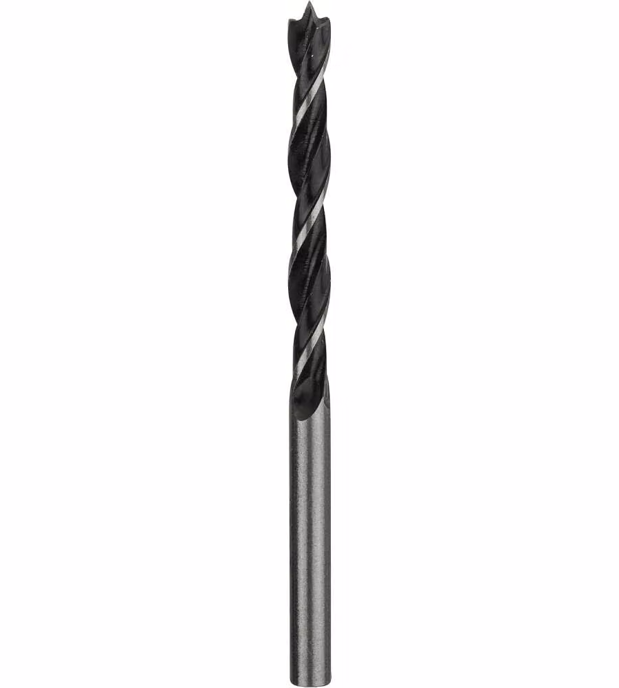 Bosch Punta Elicoidale per Legno 6mm x 55mm x 92mm Nero Ossidato