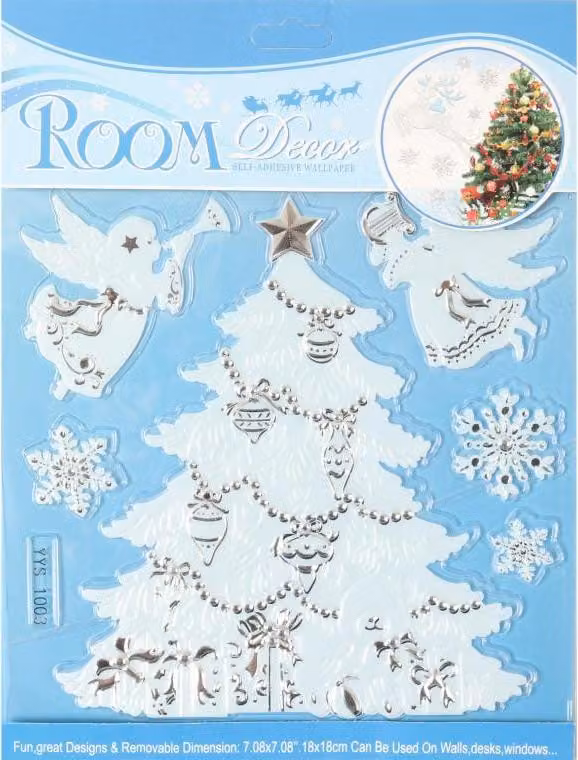Adesivi per finestre con albero di Natale
