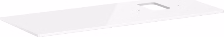 hansgrohe Xelu Q Console avec découpe à droite, 1360x550, pour vasque à poser, avec trou pour robinet, 54124050, 54124050