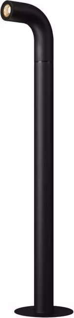 Lampione da esterno moderno Maytoni Sleek con LED integrato IP65 in metallo color grafite per giardino e terrazza