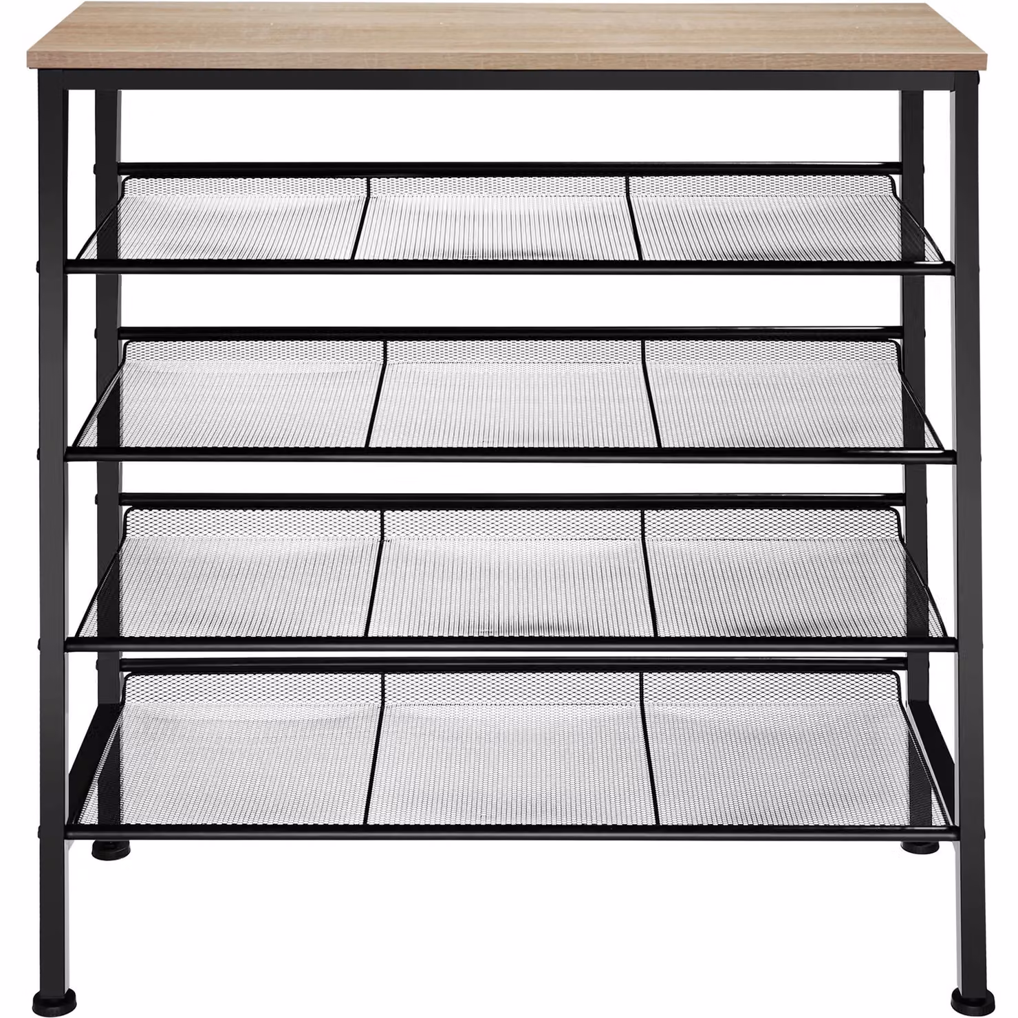 Scarpiera Industriale tectake in Rovere Oak Marrone L: 75,5 cm, P: 30,5 cm, H: 85,5 cm – 3