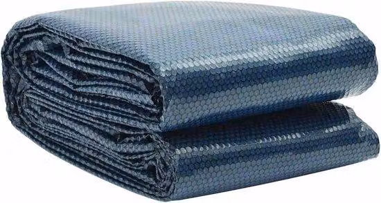 Telo copripiscina - 300 x 200 cm - Rettangolare - Blu - Pellicola a bolle per riscaldamento piscina - Telo riscaldante in polietilene - Efficiente dal punto di vista energetico - Resistente ai raggi UV - 110 micron - Adatto per piscine fuori terra