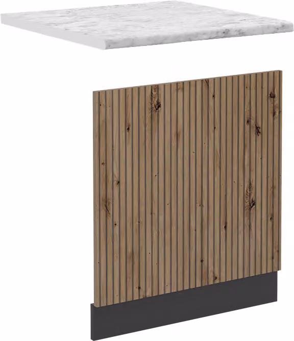 Pannello frontale Vicco R-Line Rovere artigianale 60 cm , PL Marmo, Model 49247