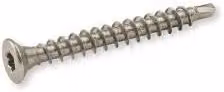 Confezione da 500 pezzi di viti TSP Alce in acciaio zincato argento con testa Torx Easytop 4x50 mm per legno