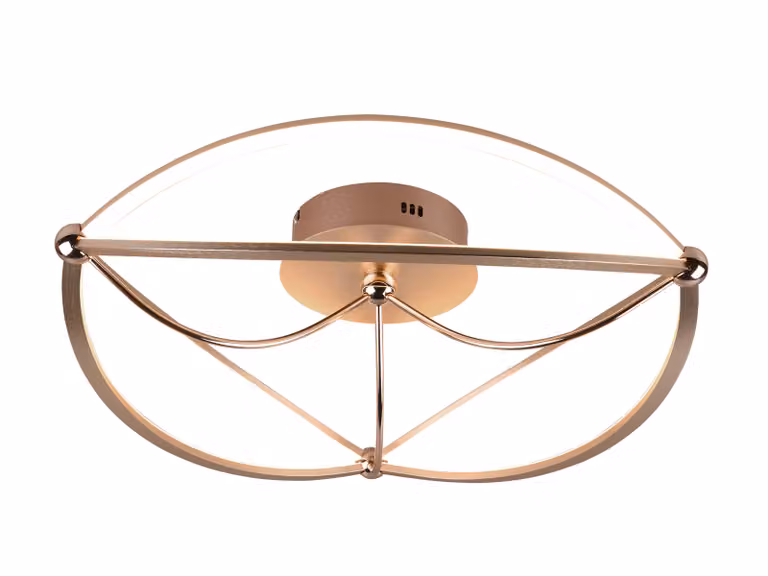 Lampada da soffitto moderna a LED CHARIVARI oro Trio 621290108