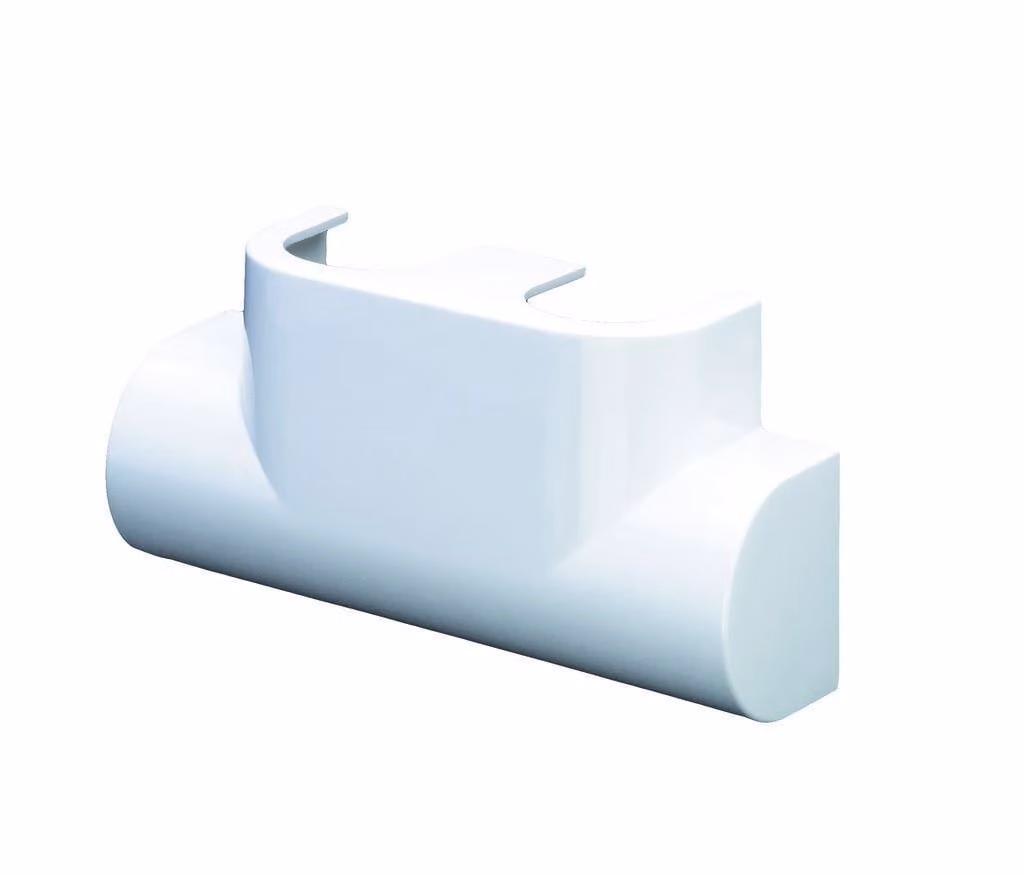 Coperchio di design Oventrop per stampo angolare Multiblock T-RTL bianco
