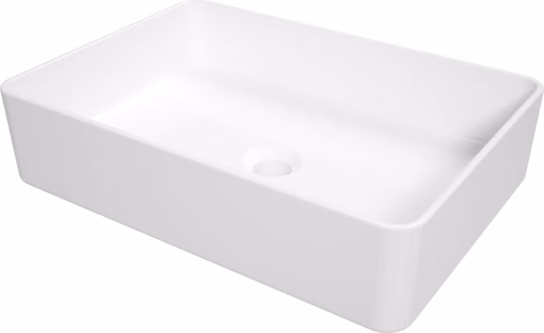 Lavabo con piano in Vetroceramica