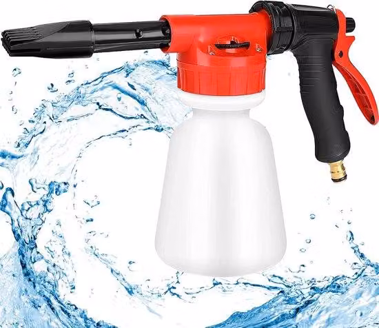 Tubo da giardino con pistola a spruzzo e impugnatura antiscivolo, 1 L