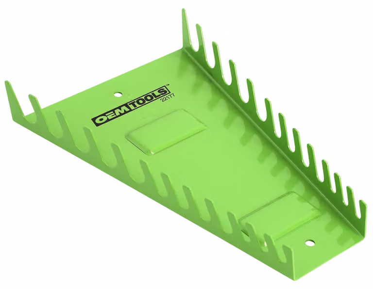 OEMTOOLS 22177, organizer magnetico professionale per chiavi, colore verde