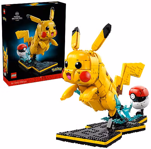 LEGO Pokémon Pikachu e Poké Ball 72152 con 2050 pezzi – 2