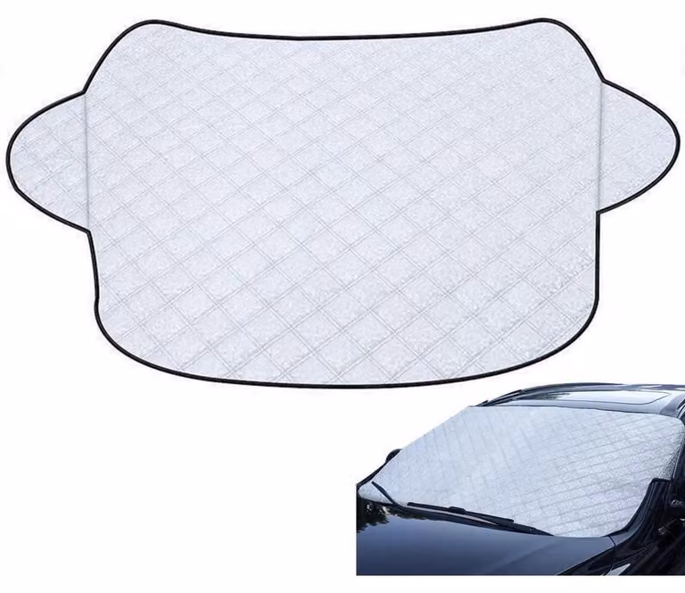 Copertura pieghevole per parabrezza, dimensioni 180x103 cm, per auto, ideale per proteggere dal ghiaccio, dal gelo, dalla neve e dal sole