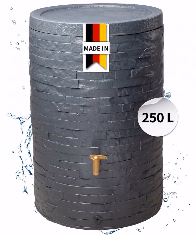 4rain ARONDO serbatoio per pioggia 250 litri grigio grafite