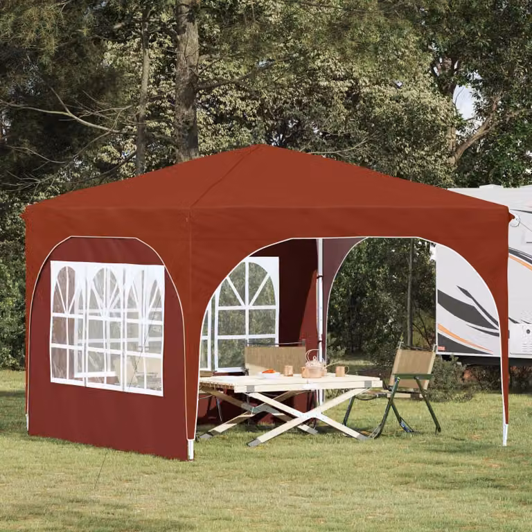 Maison Exclusive - Tenda pop-up per feste, dimensioni 290 x 290 x 245 cm, colore terracotta