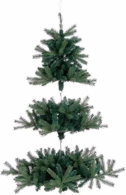 Albero di Natale Fiemme Pendente Altezza 150cm con 546 Rami
