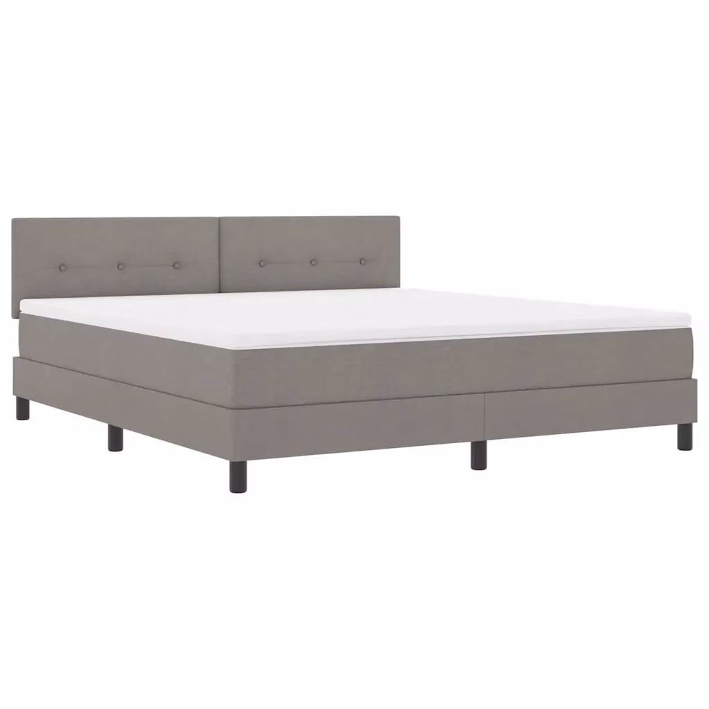 Letto a molle con strisce LED e porta USB vidaXL in tessuto beige o grigio L/P: 180 x 200 cm – 2