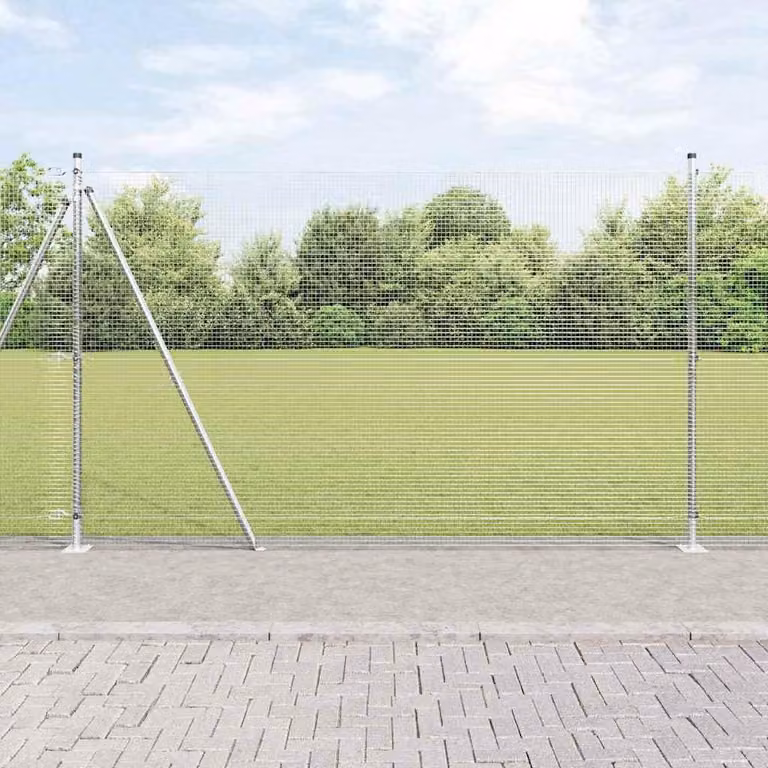 Maison Exclusive - Palo della recinzione Argento 50 x 1,4 m (rete 16 x 16 mm)