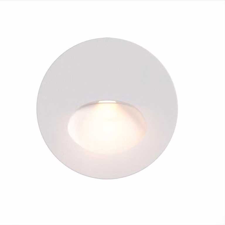 Segnapasso Moderno Per Esterno Alluminio Bianco Luce Led 3W Ip54